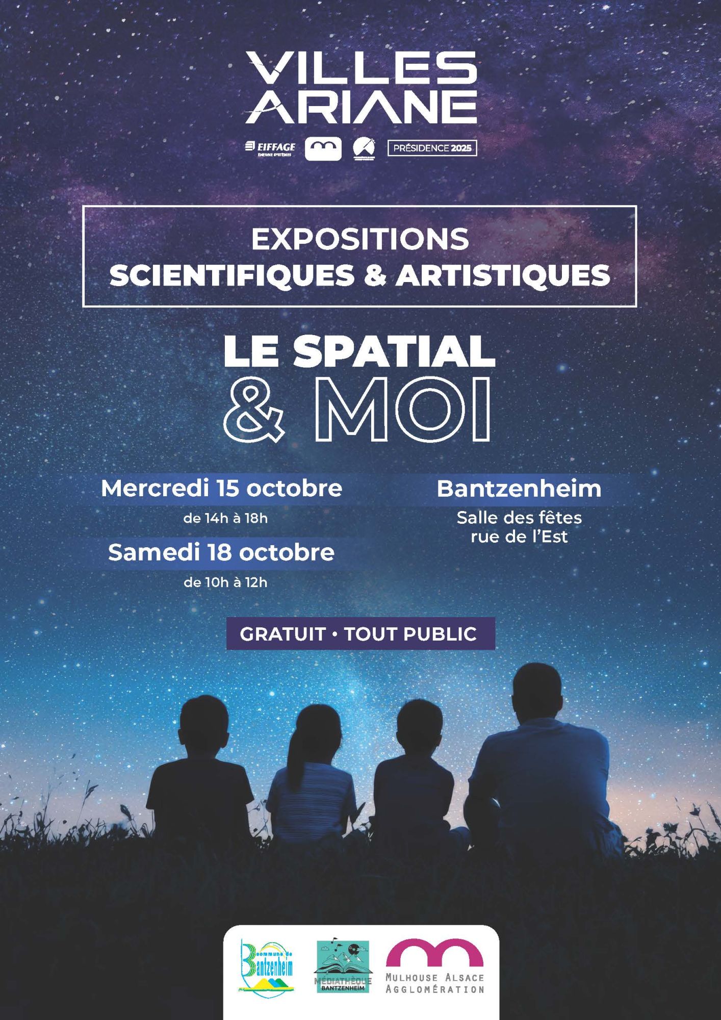 affiche exposition le spatial et moi